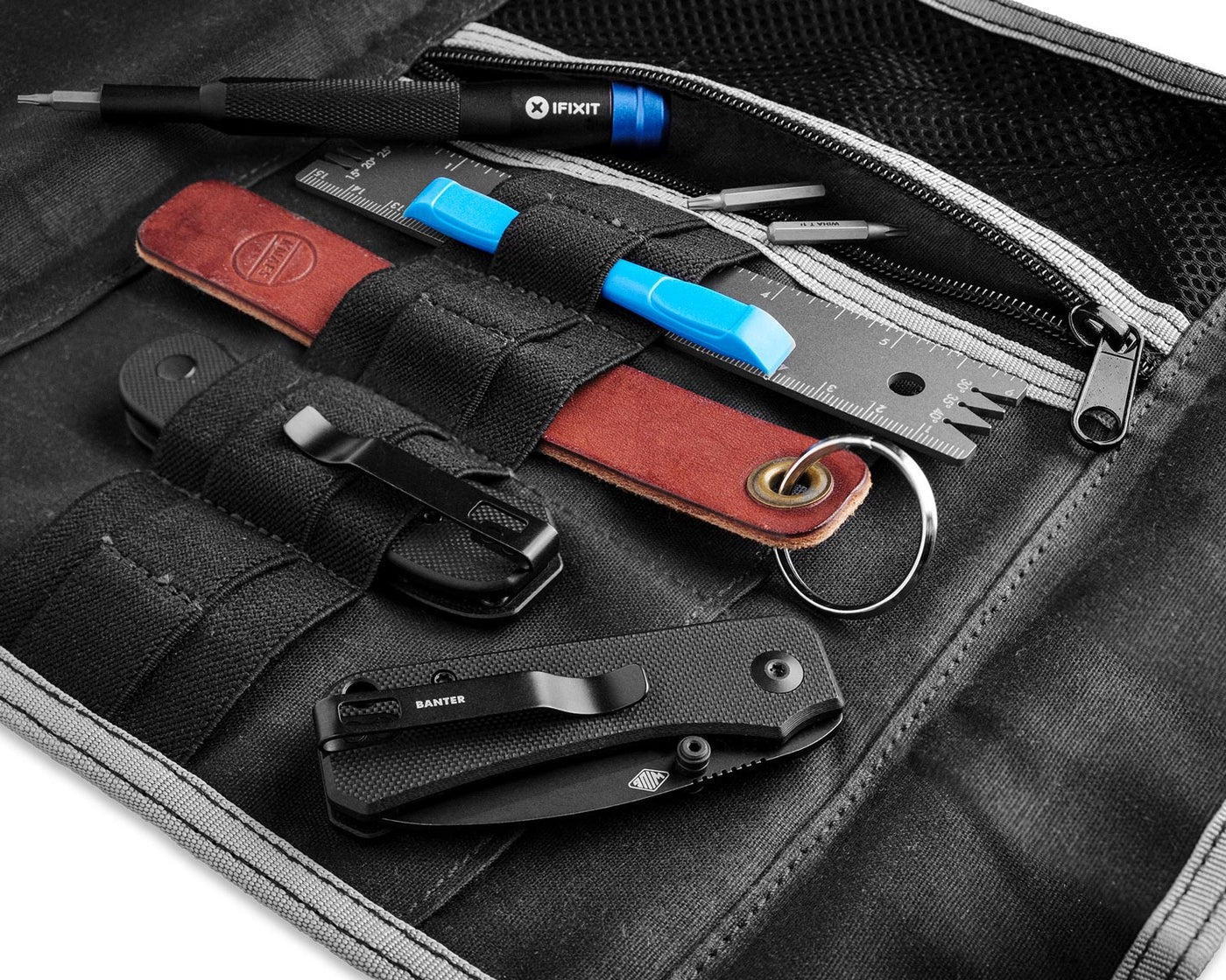 Knafs Tool Burrito Knife Maintenance Roll Pouch