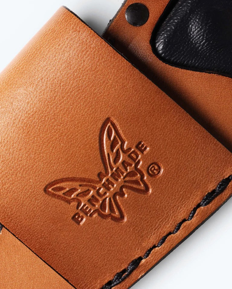 Benchmade 203 Dacian™Leather & Boltaron Sheath – Ambidextrous Scout Carry for Fixed Blade Knives