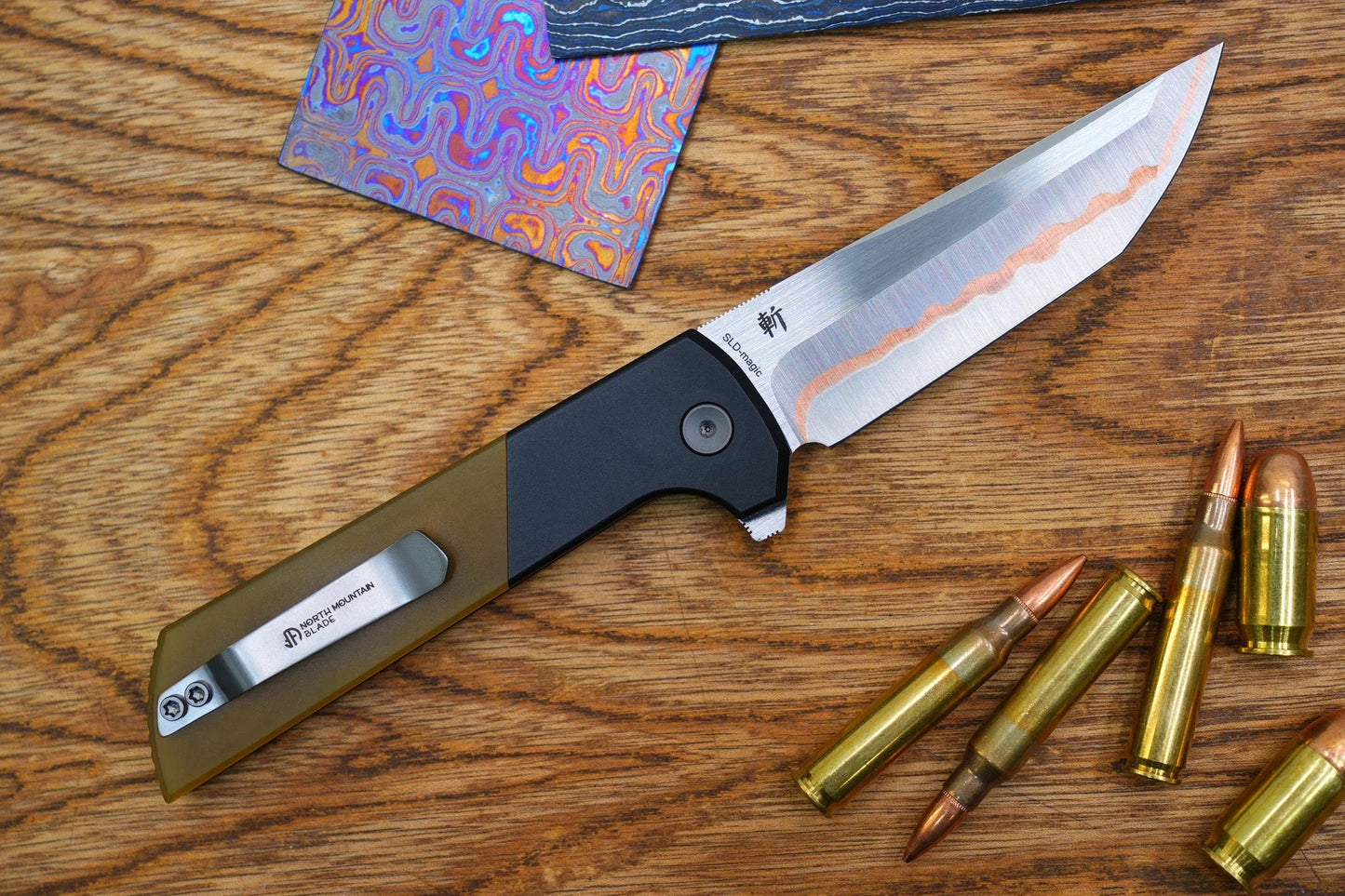 North Mountain Blade CHOP 2 PEI / Aluminum Handle SLD-Magic Copper Forged Five-Layered Steel