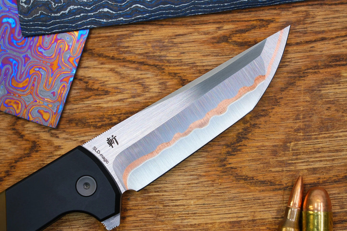 North Mountain Blade CHOP 2 PEI / Aluminum Handle SLD-Magic Copper Forged Five-Layered Steel
