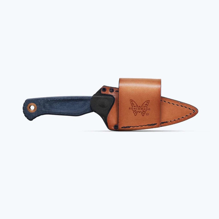 Benchmade 203 Dacian™Leather & Boltaron Sheath – Ambidextrous Scout Carry for Fixed Blade Knives