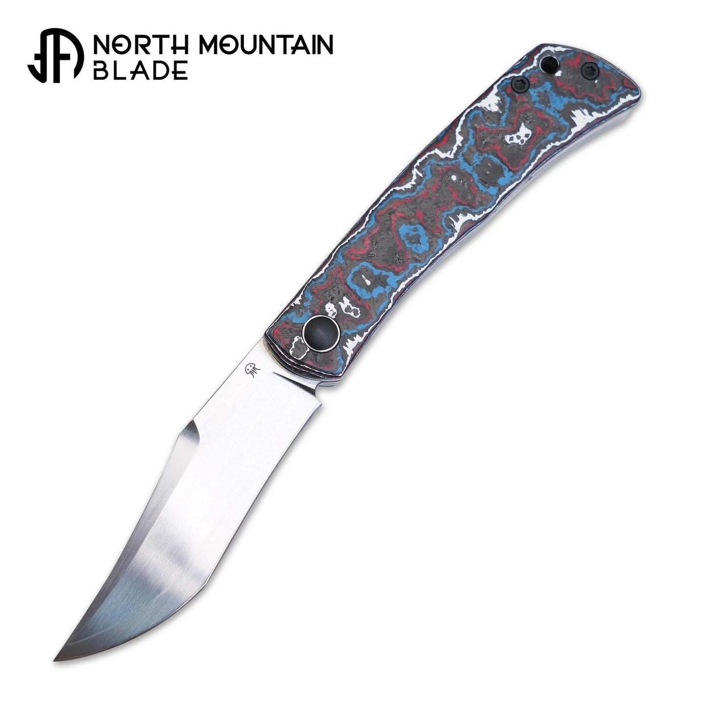 North Mountain Blade JellyfishZDP-Nebula front view folding knife