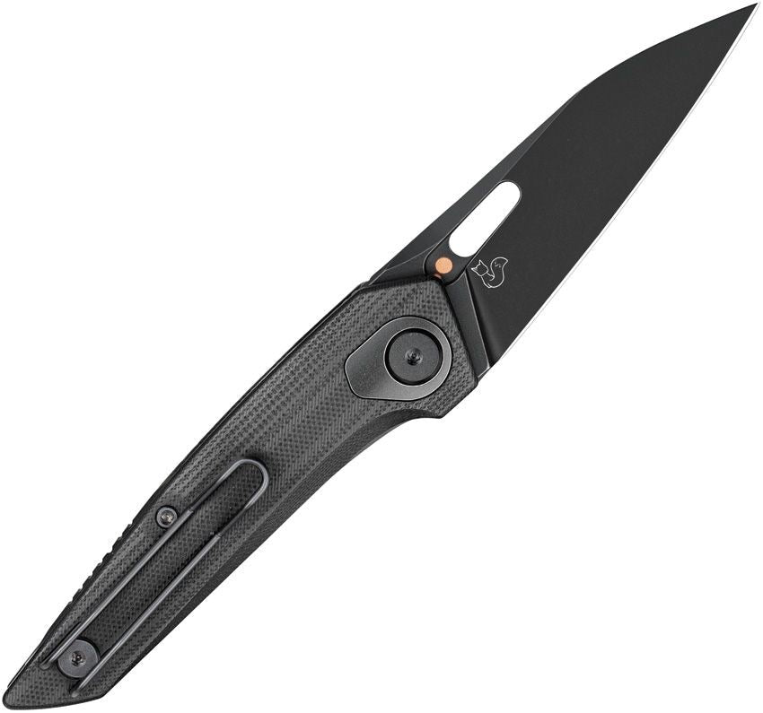 BESTECH VK-VOID G10 BG63E Black G10 Handle 2.854" Black Stonewashed M-CUT Blade