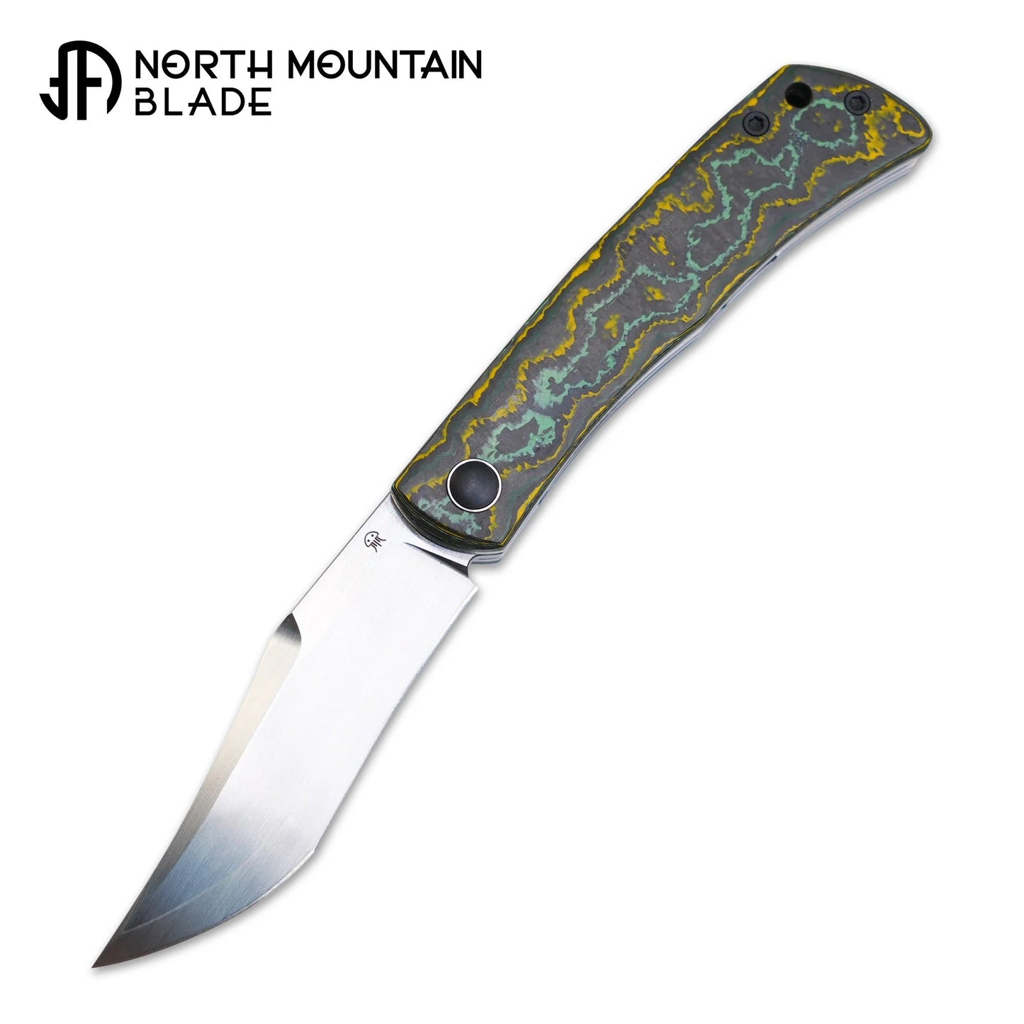 North Mountain Blade JellyfishZDP-ToxicStorm front view folding knife