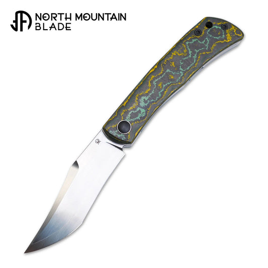 North Mountain Blade JellyfishZDP-ToxicStorm front view folding knife