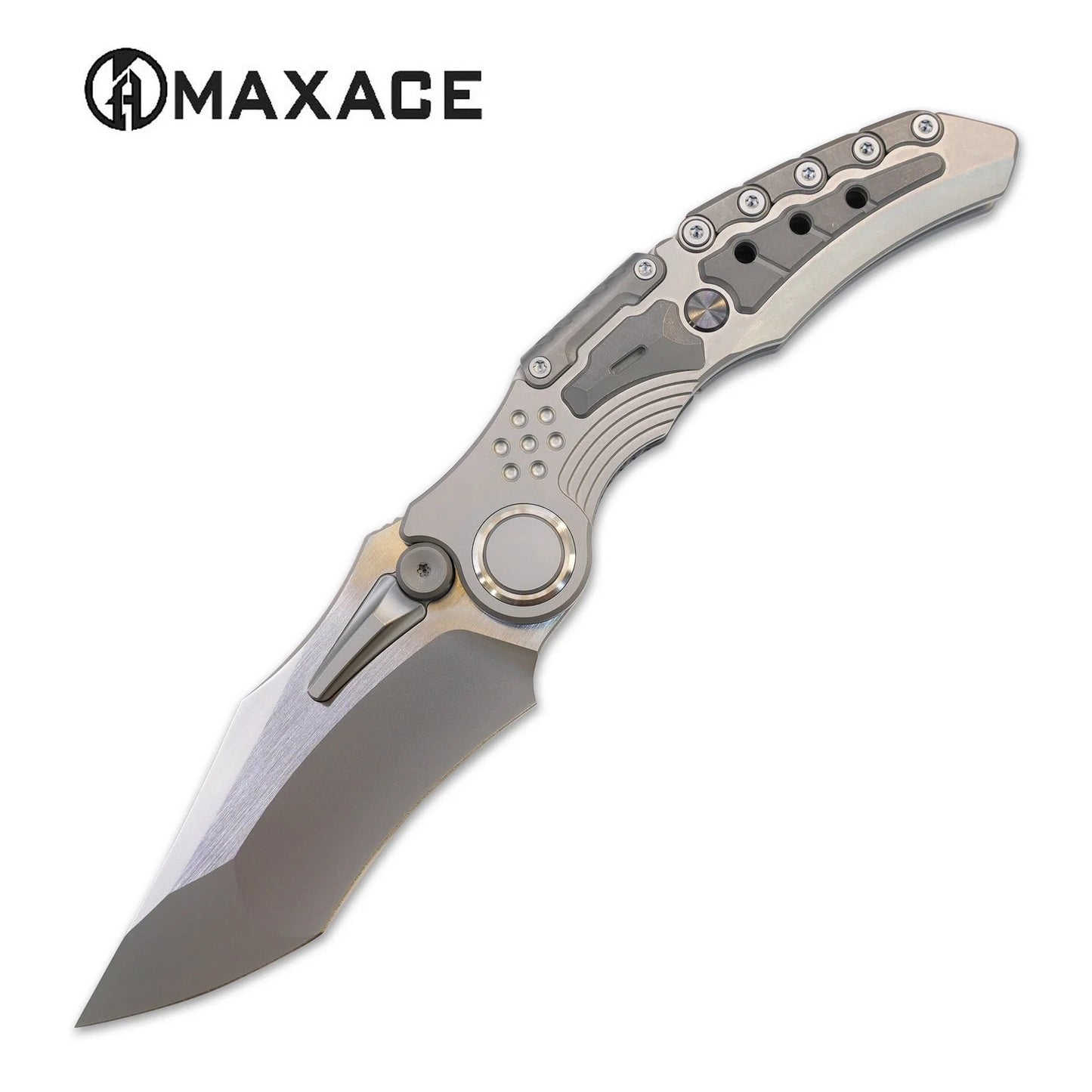 MaxAce Titans-II AM07-1-A 3.85in Magnacut Blade Sand Blasted Handle