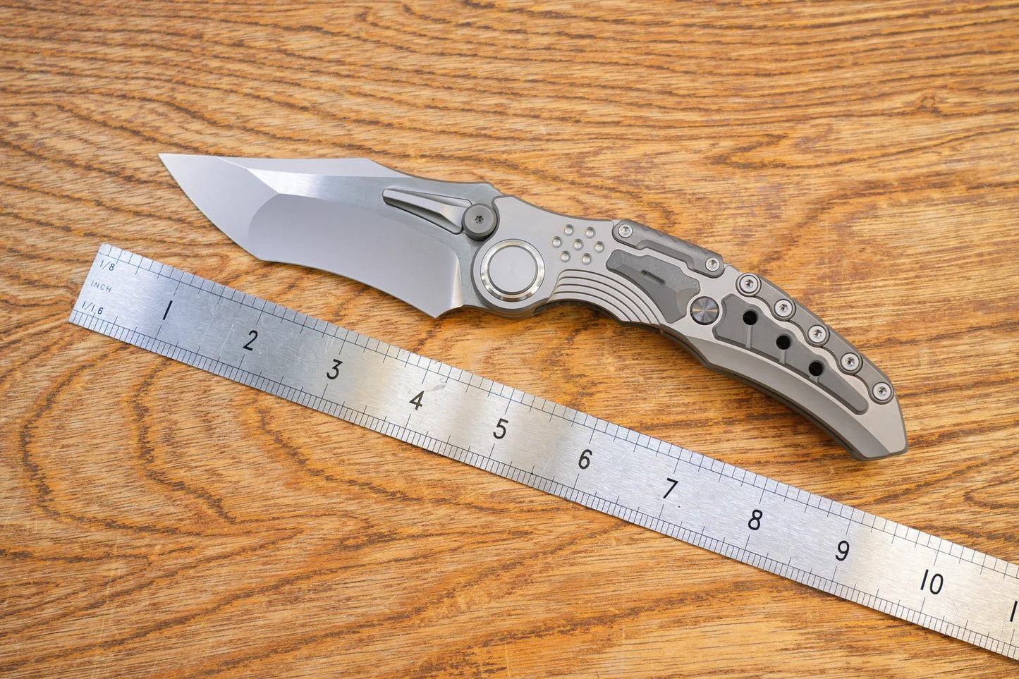 MaxAce Titans-II AM07-1-A 3.85in Magnacut Blade Sand Blasted Handle