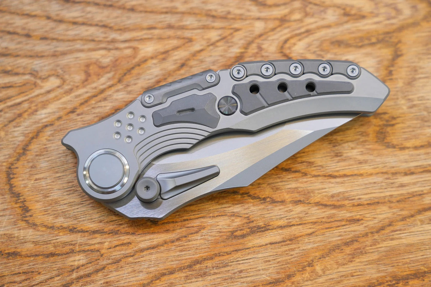 MaxAce Titans-II AM07-1-A 3.85in Magnacut Blade Sand Blasted Handle