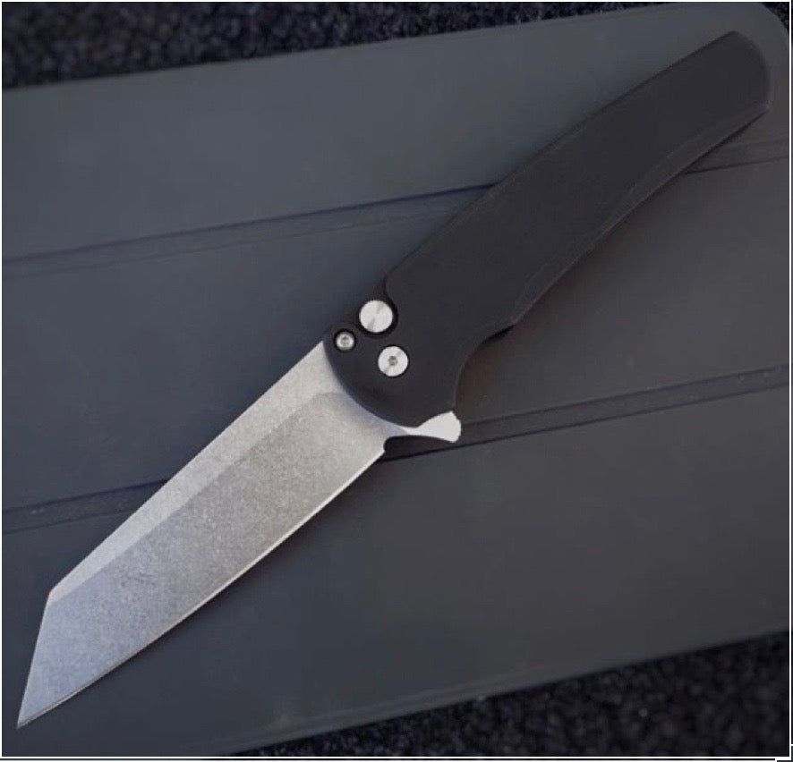 Pro-Tech Knives Malibu 5201 Manual Flipper Folding Knife 3.25in 20cv Steel Blade