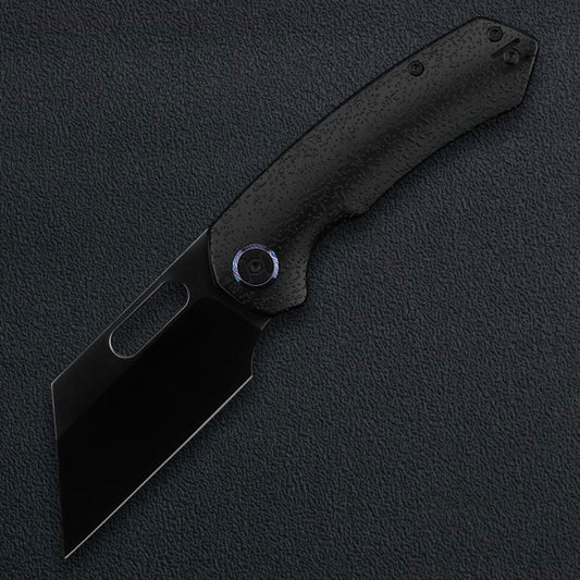 Kunwu Primo K710T-R1D, 3.43″ VANCRON DLC Blade, Titanium Handle, Frame Lock