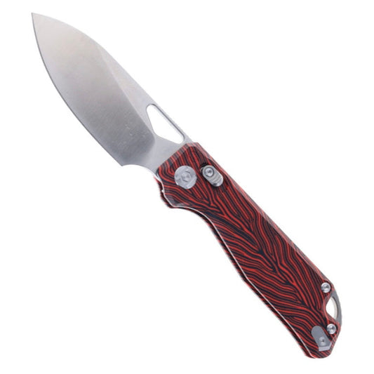 Kunwu Pulsar X705A-1, 3.35″ Satin ELMAX Blade, Red G-Mascus, XT Lock
