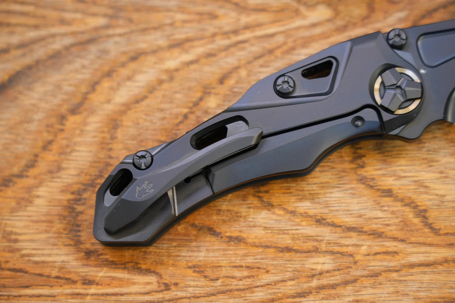 FS EDC Athron DLC B Folding Knife M390 Blade Titanium Handle