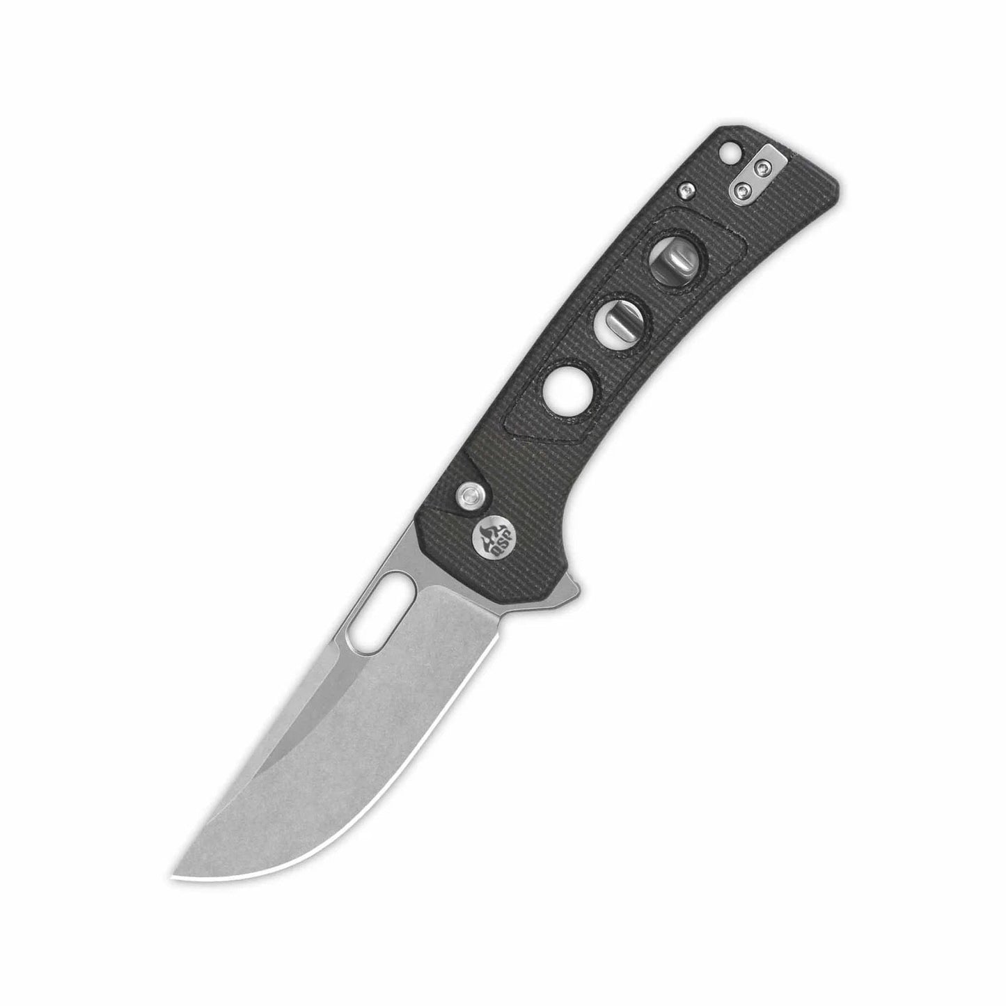 QSP Unicorn 3.25in 14C28N Dark Brown Micarta Handle QS156-A1Q