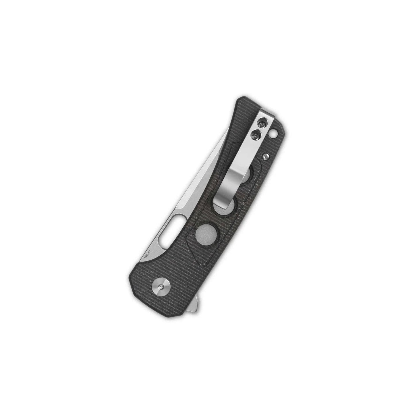 QSP Unicorn 3.25in 14C28N Dark Brown Micarta Handle QS156-A1Q