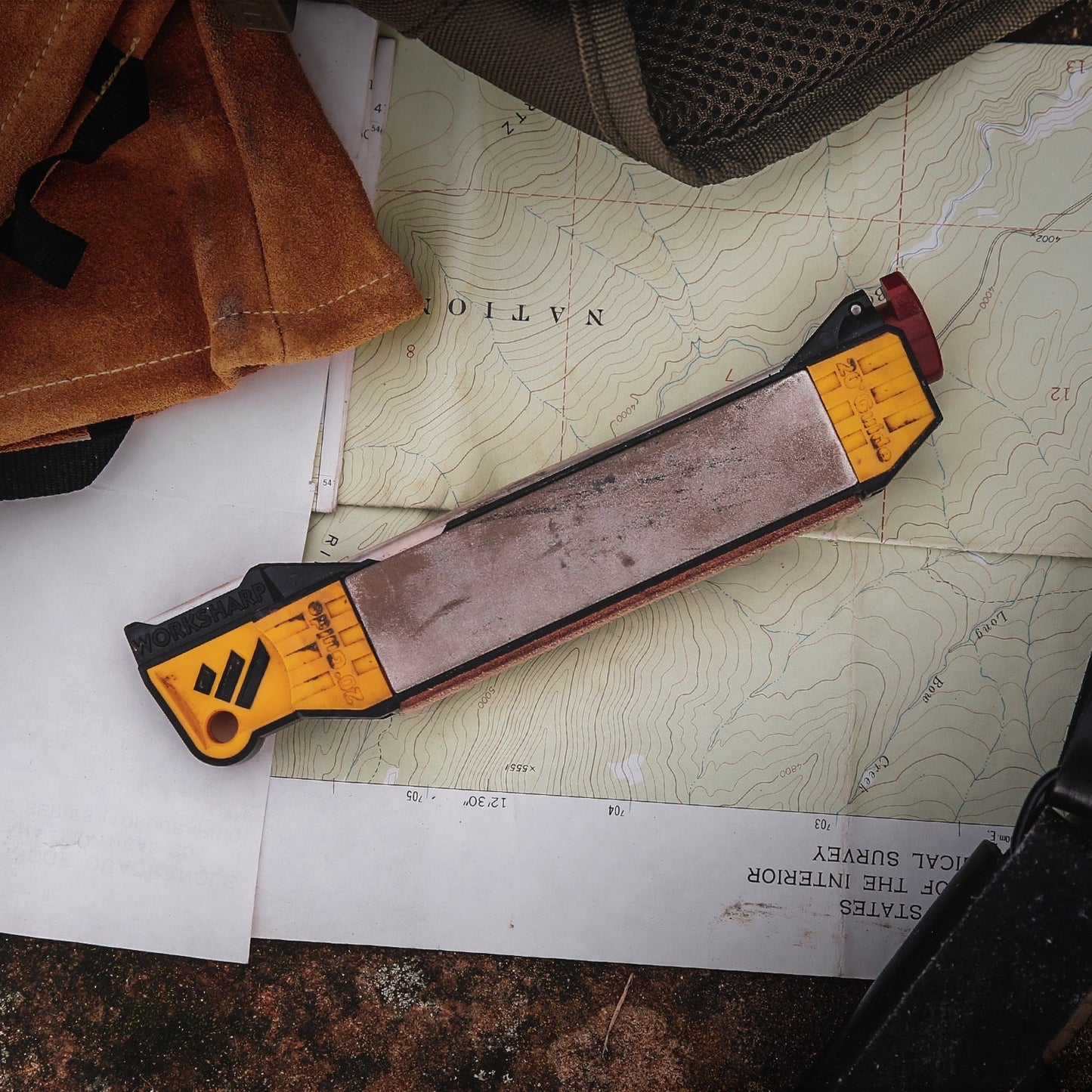 Work Sharp Guided Field Sharpener - Complete On The Go Sharpening Solution