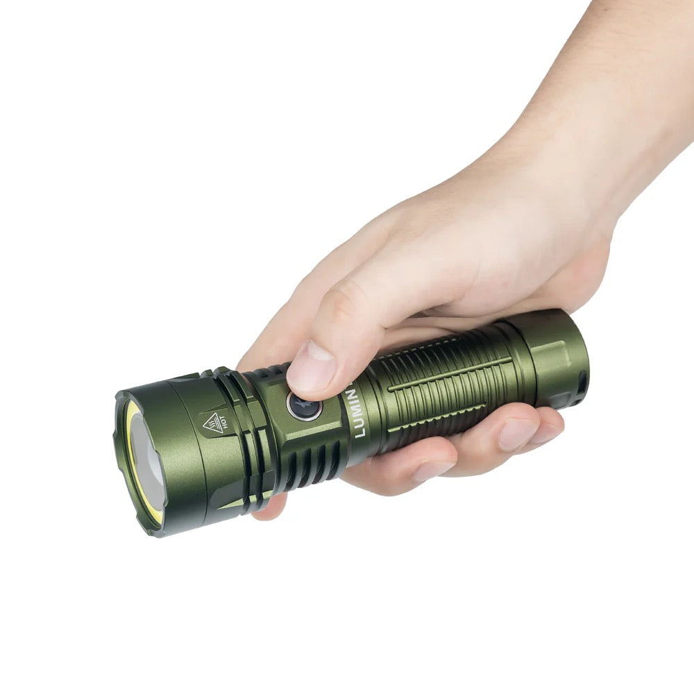 Lumintop W2 Green 2-in-1 600 Lumen Outdoor Torch & COB LED Flashlight USB-C Rechargeable