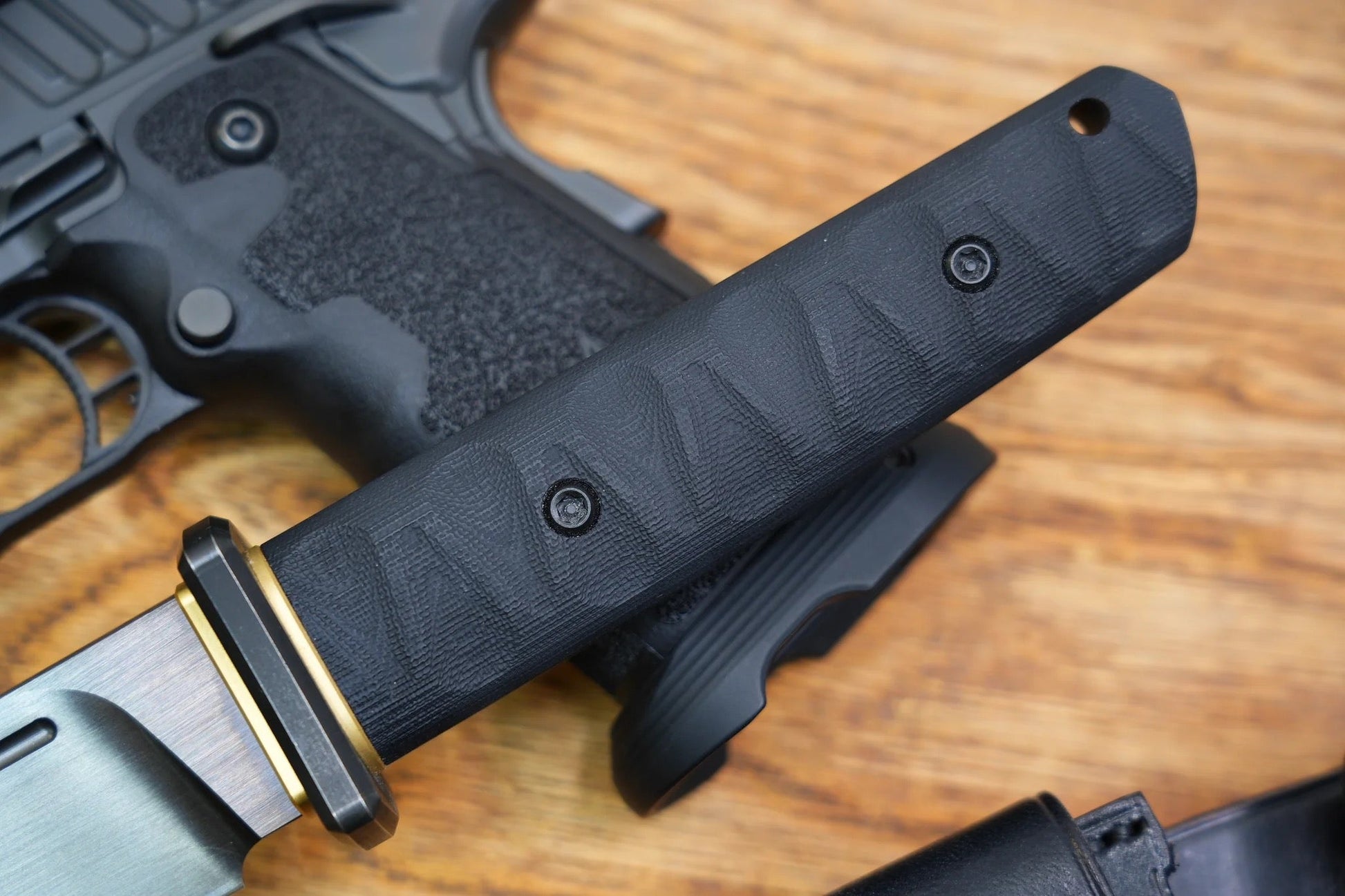 North Mountain Blade NMB-Warrior-DLC fixed blade knife detail view image 6