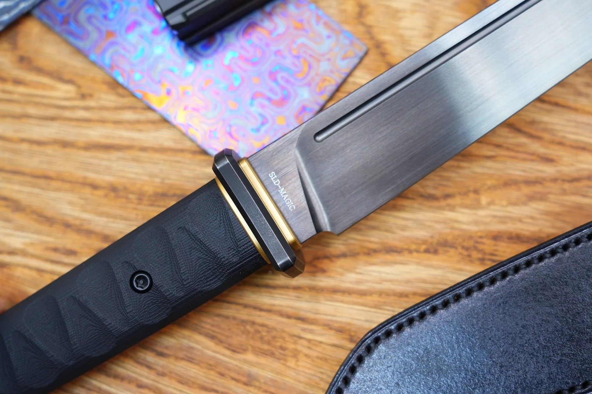 North Mountain Blade NMB-Warrior-DLC fixed blade knife detail view image 7