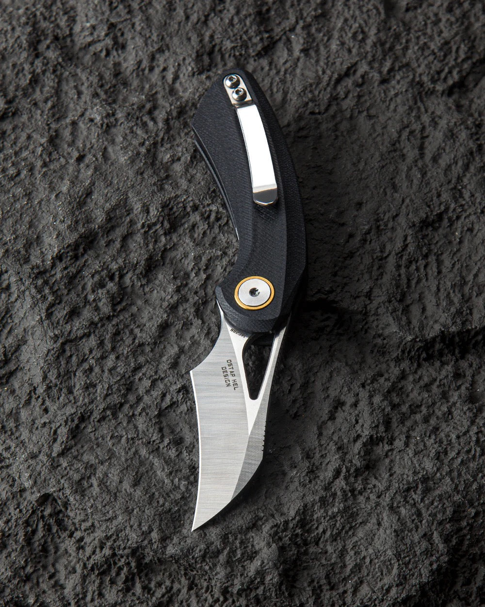 Bestech Knives BIHAI BG53A-1 Folding Knife 2.15in 14C28N Steel Black G10 Handles