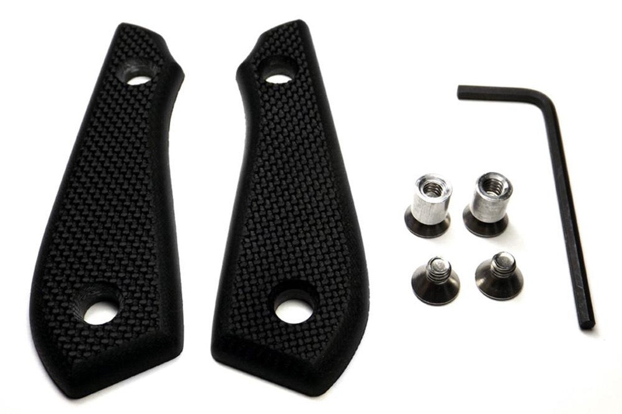 White RiverM1 Bolt-On Textured G10 Handle Kit - Black
