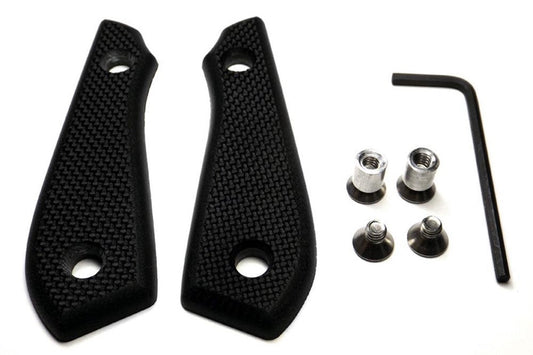 White RiverM1 Bolt-On Textured G10 Handle Kit - Black
