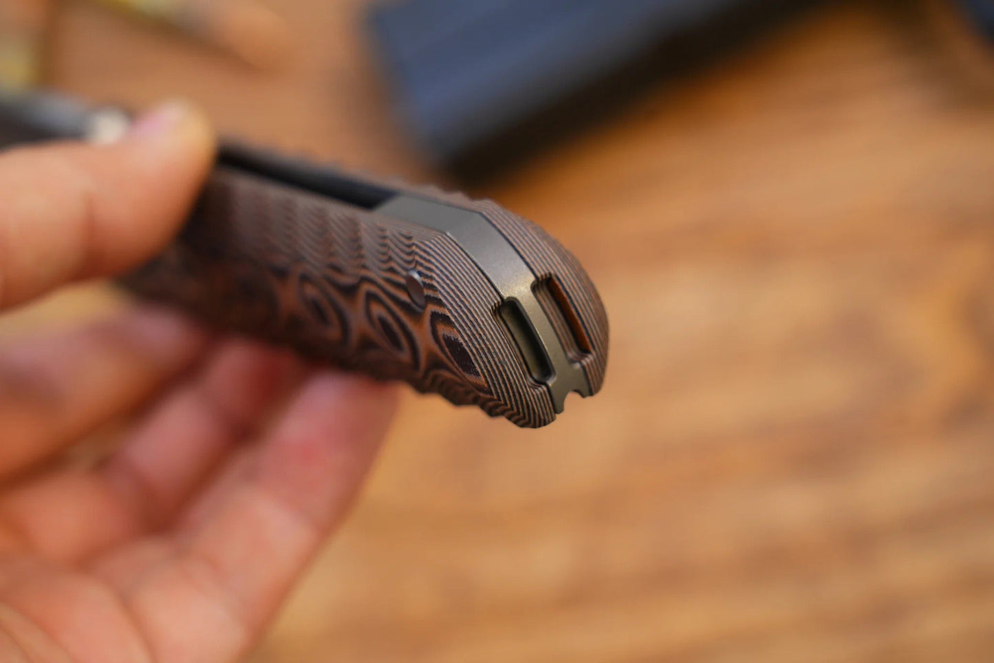 North Mountain Blade Kick Stop Chop Plus 4in Tanto SLD-Magic Blade Snake G10 Handle