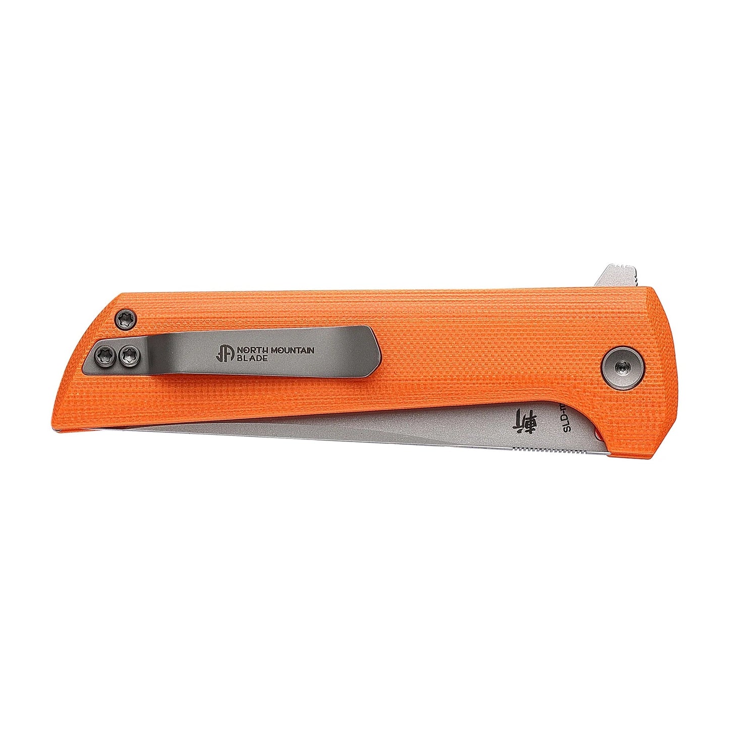 North Mountain Blade Chop2-OrangeG10 detail view 3