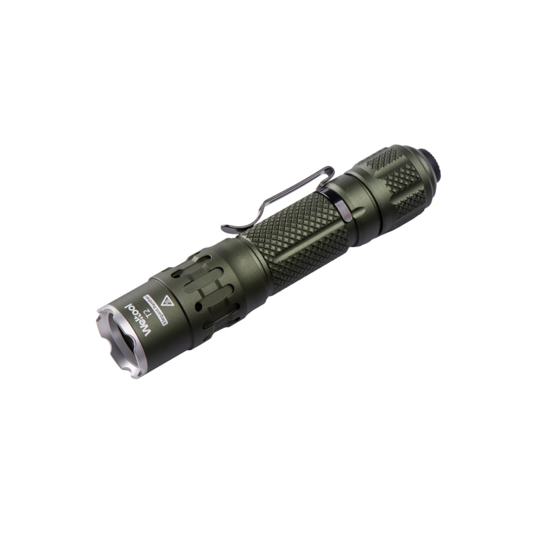 Weltool T2 “Elegant Panther” Flashlight – 1730 Lumens | 18650 | 412m Throw | Black, Gray, & OD Green