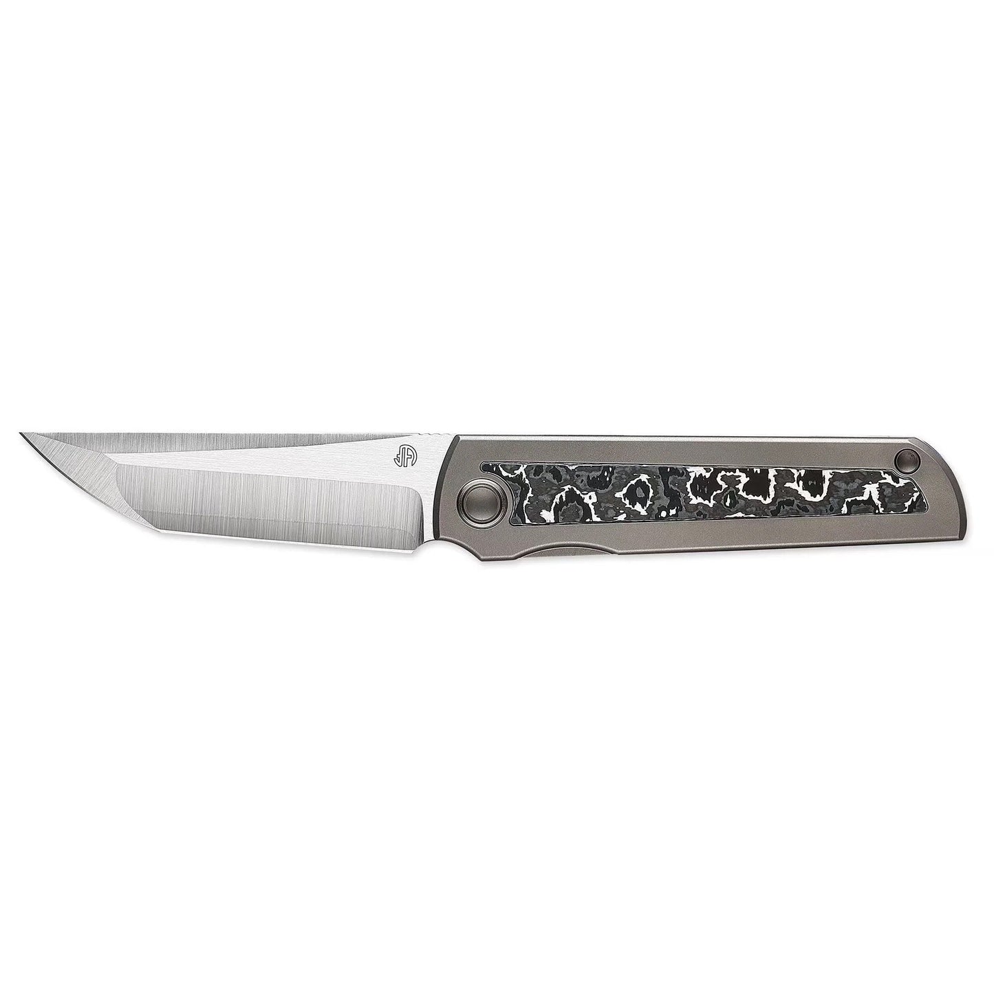 North Mountain Blade Kick Stop Chop Japanese Style ZDP-189 Titanium Handle Ceramic Carbon Fiber Inlay