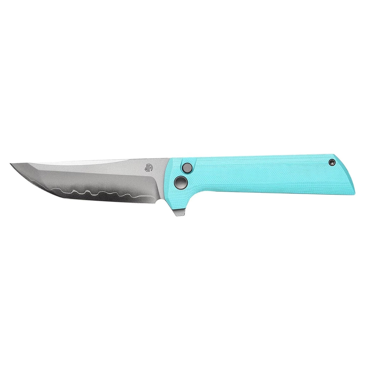 North Mountain Blade Chop 2 SLD-Magic San Mai Tanto Blade Sky Blue G10 Handle