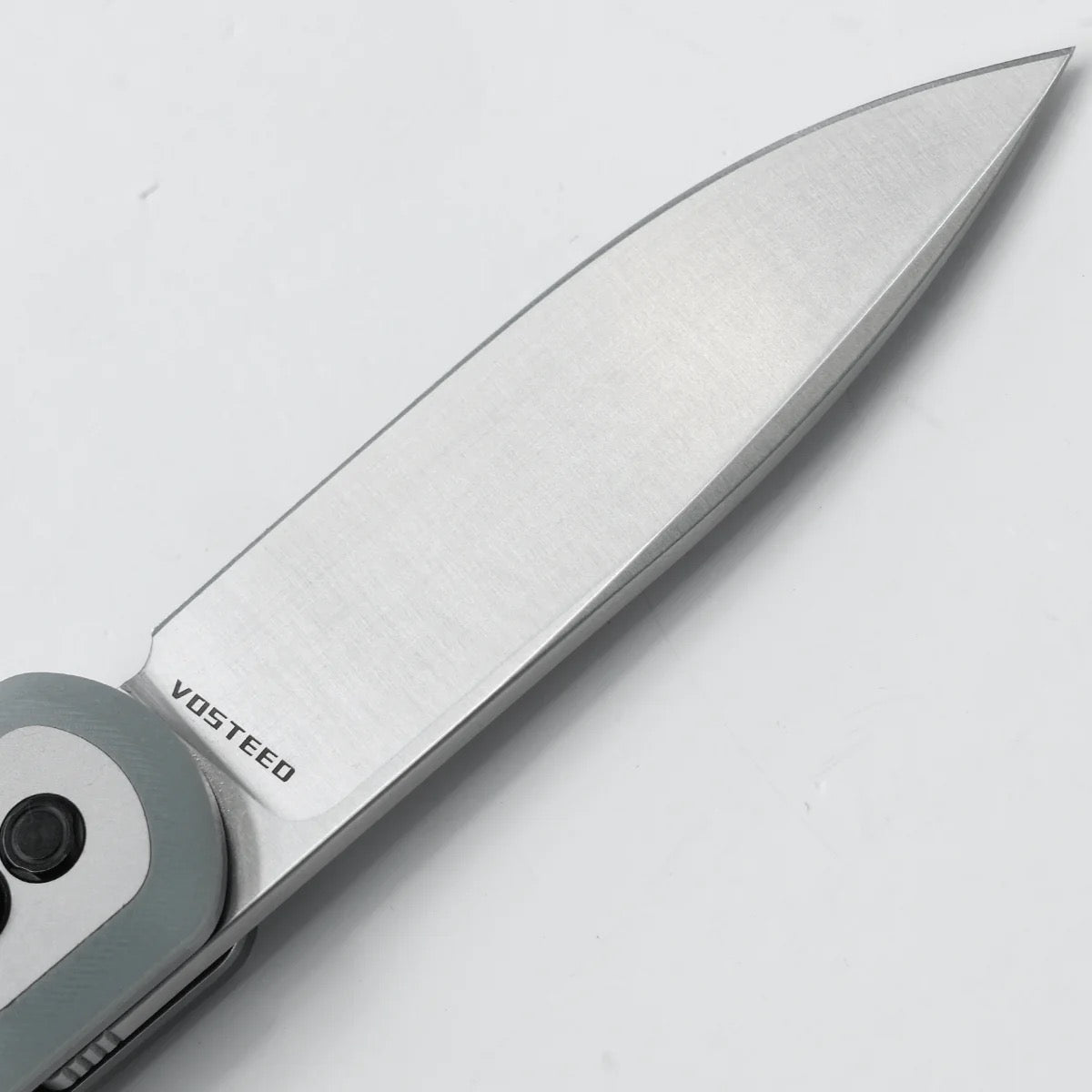 Vosteed Corgi 2.99in 14C28N Satin Blade Jade G10 Handles CG3S02