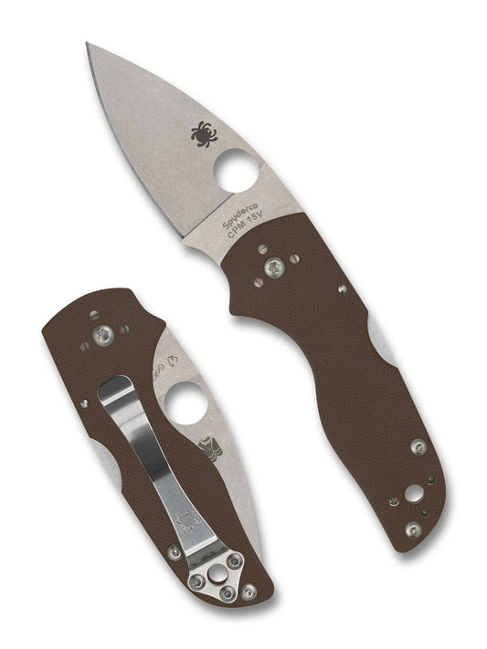 Spyderco Lil' Native 2.42" CPM 15V Sprint Run Brown G-10 - C230MBGPBN15V