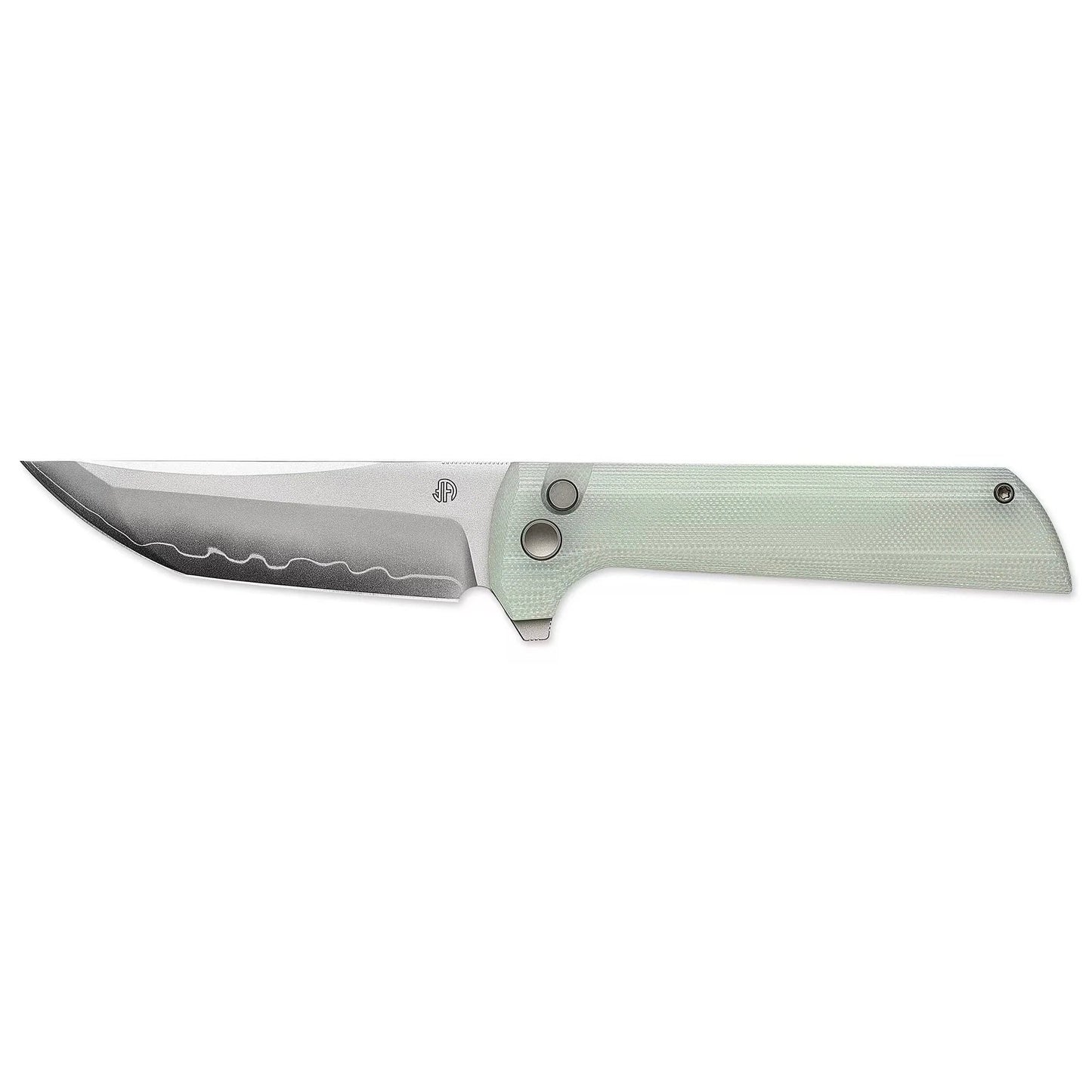 North Mountain Blade Chop 2 SLD-Magic San Mai Tanto Blade Jade G10 Handle