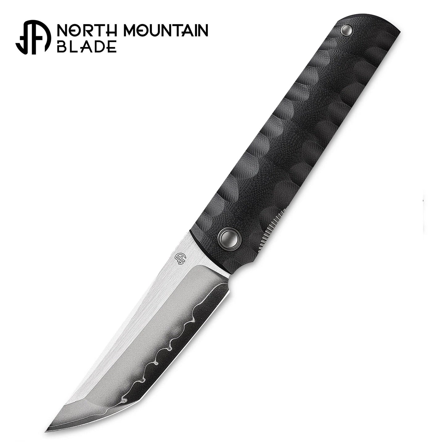 North Mountain Blade KickStopChopPlus-Black front view folding knife