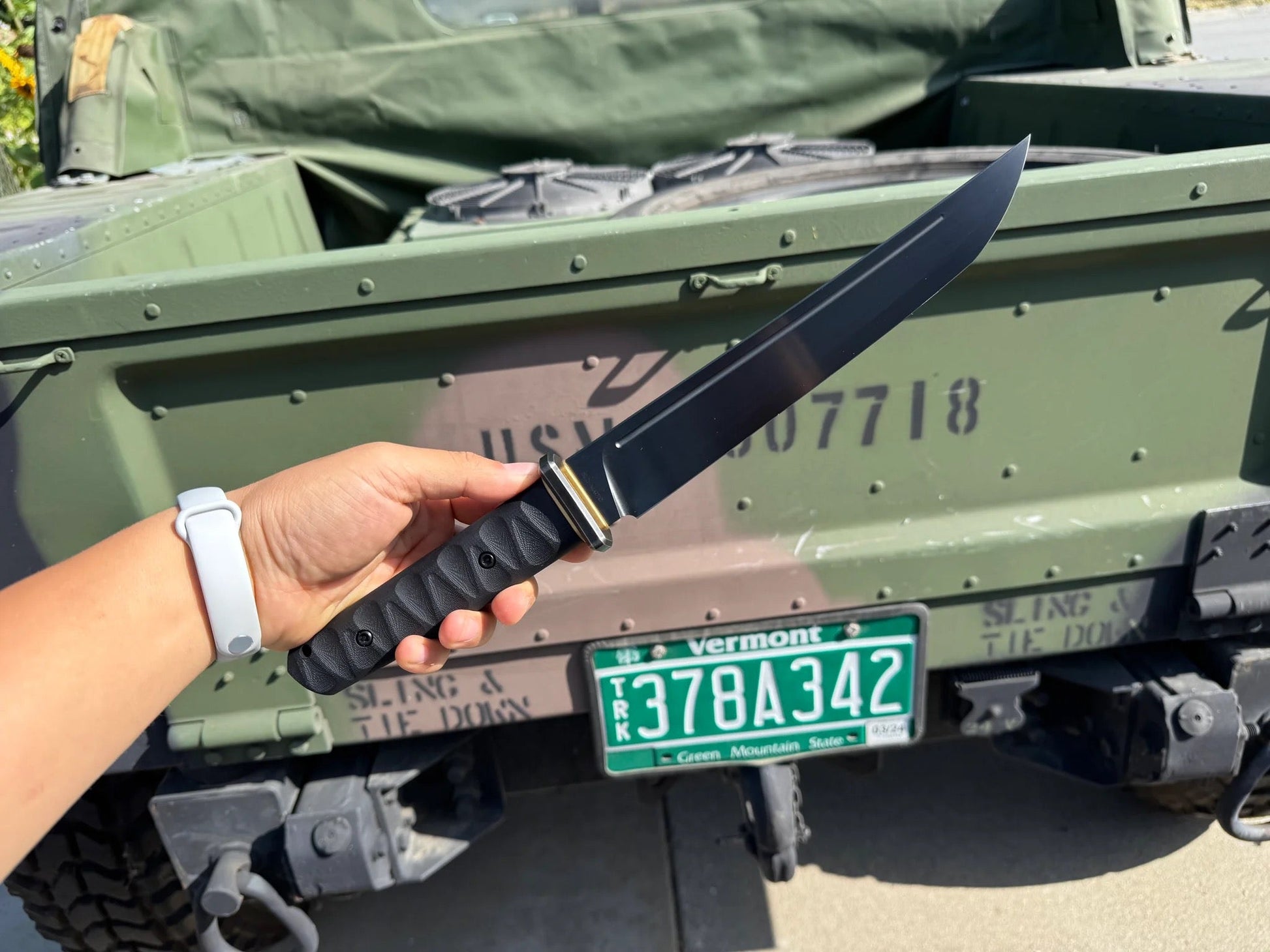 North Mountain Blade NMB-Warrior-DLC fixed blade knife detail view image 4