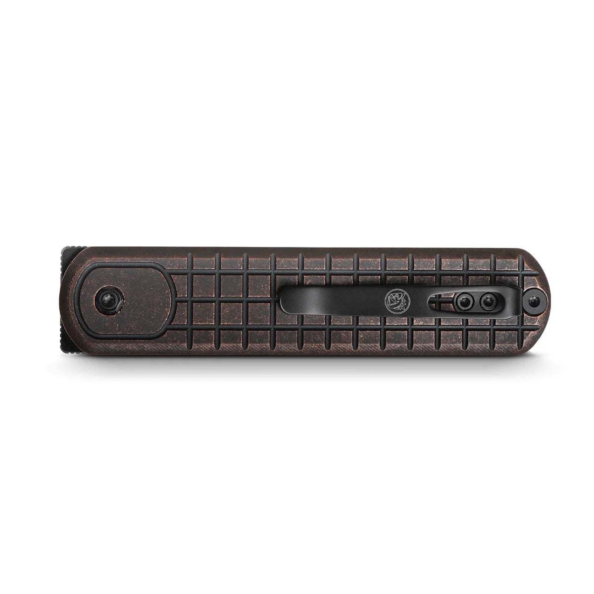 Vosteed Corgi CG29NTORF 2.99in Nitro-V Black Stonewashed Blade Copper Grid Handle