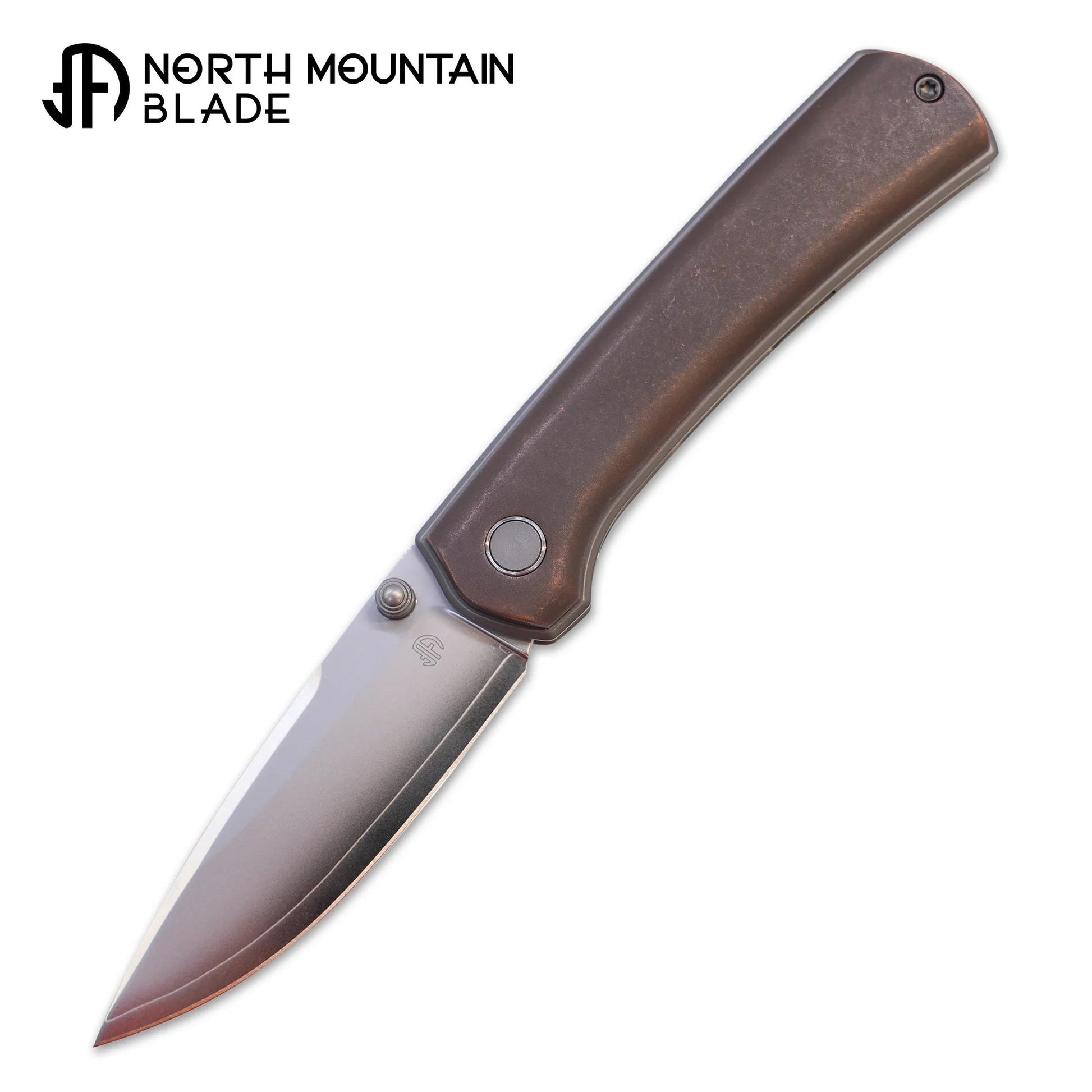 North Mountain Blade Ultra-Copper front view folding knife