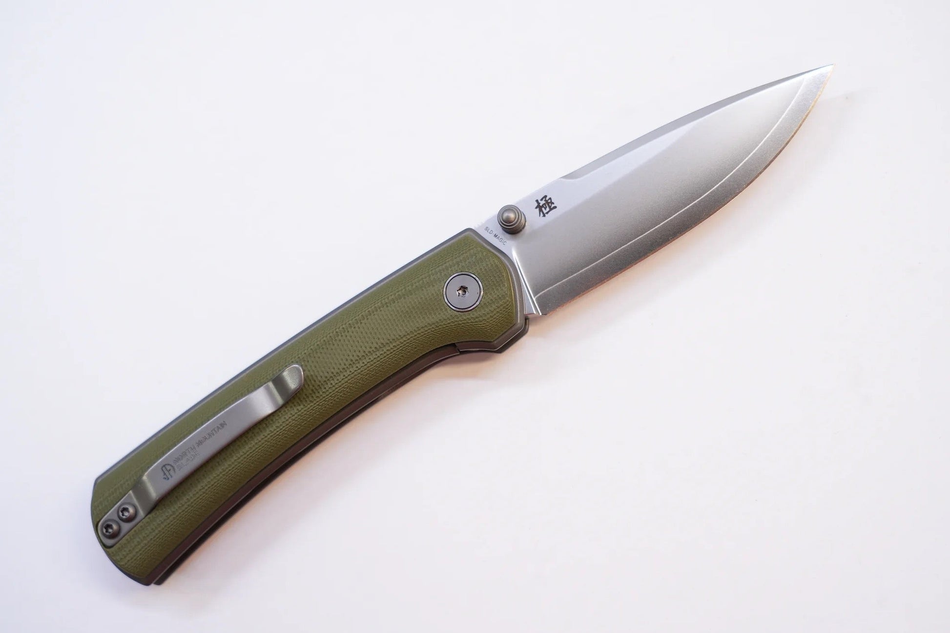 North Mountain Blade Ultra-GreenG10 detail view 4
