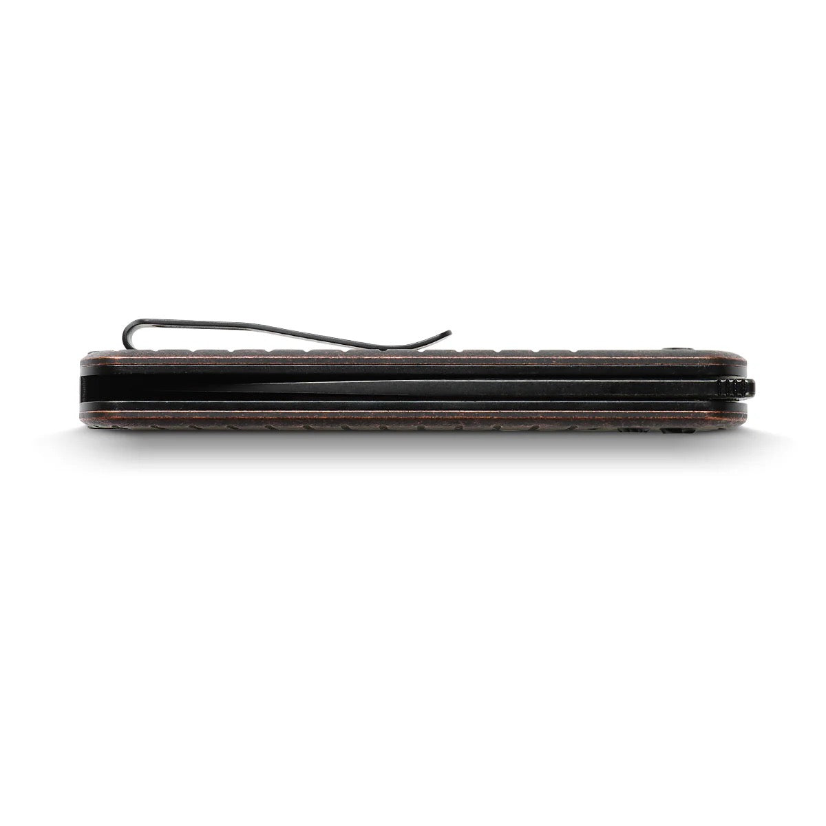Vosteed Corgi CG29NTORF 2.99in Nitro-V Black Stonewashed Blade Copper Grid Handle