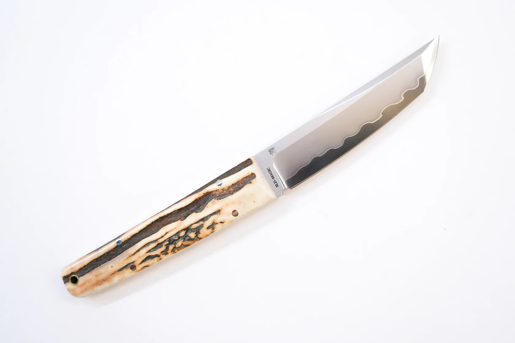 North Mountain Blade SamuraiShortKnife-Antler detail view 3