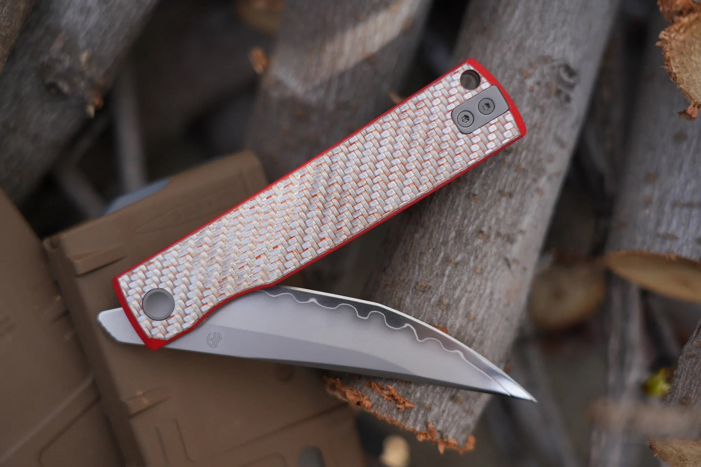 North Mountain Blade Kaiken-SliverCF-RedG10 detail view 8