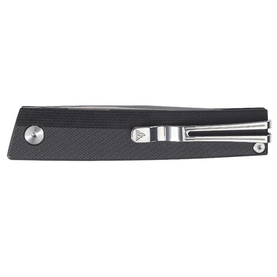 SRM Gent 401L-GB Folding Knife 2.4in 10Cr15CoMov Steel Black G10 Handle