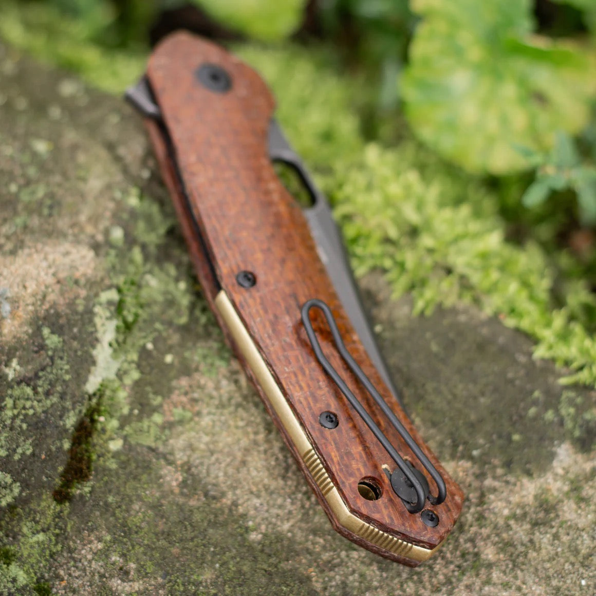 Giant Mouse ACE Jutland 3.35in PVD Vanadis 4E Blade Burlap Micarta Handle