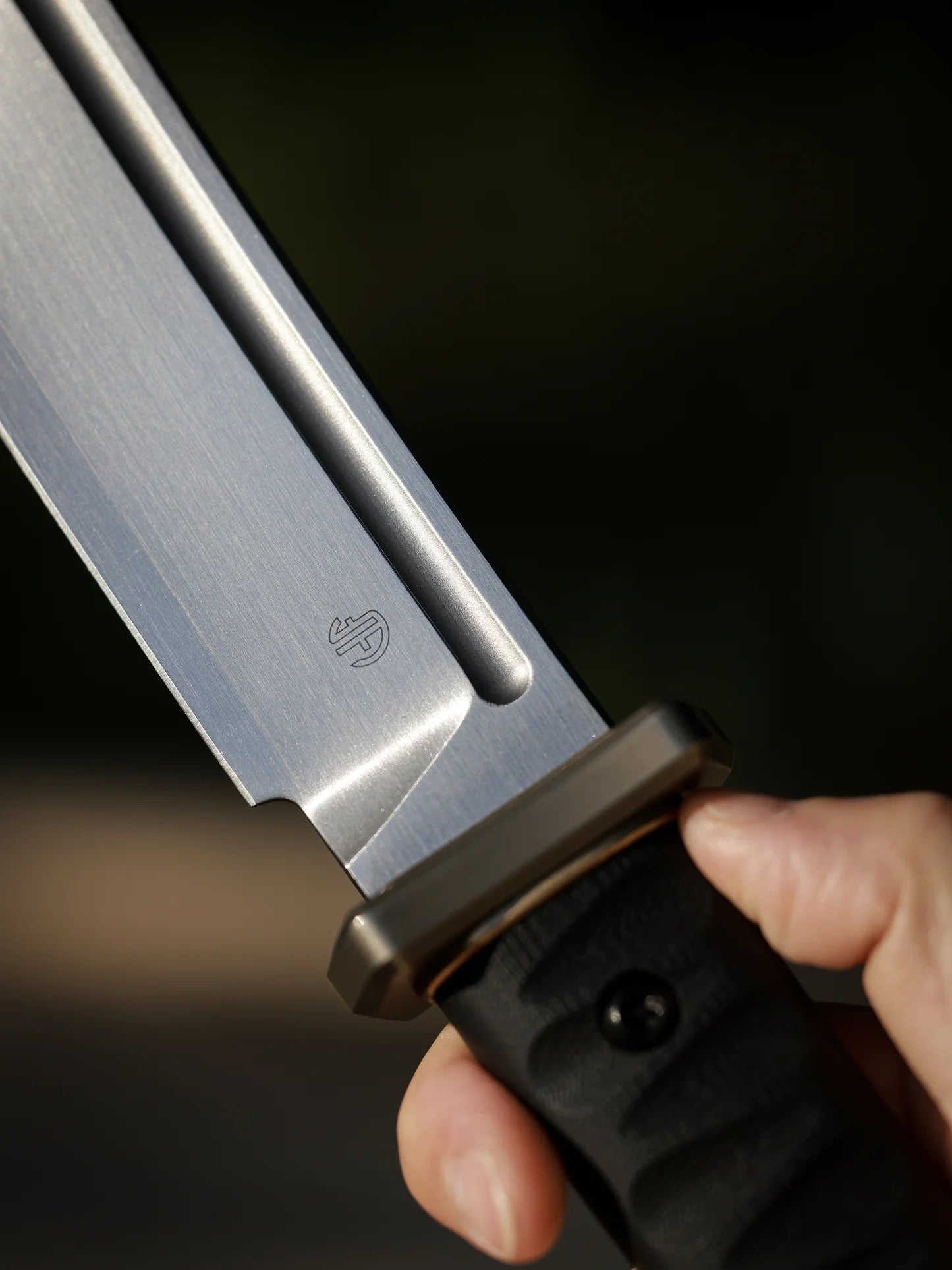 North Mountain Blade “Ninja” Tanto 9.45" Hand-Polished HITACHI SLD-MAGIC Fixed Blade 3-Layer Steel