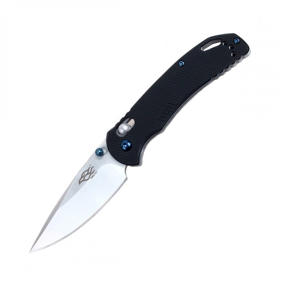Ganzo Firebird F753M1-BK closed view with black G10 handle