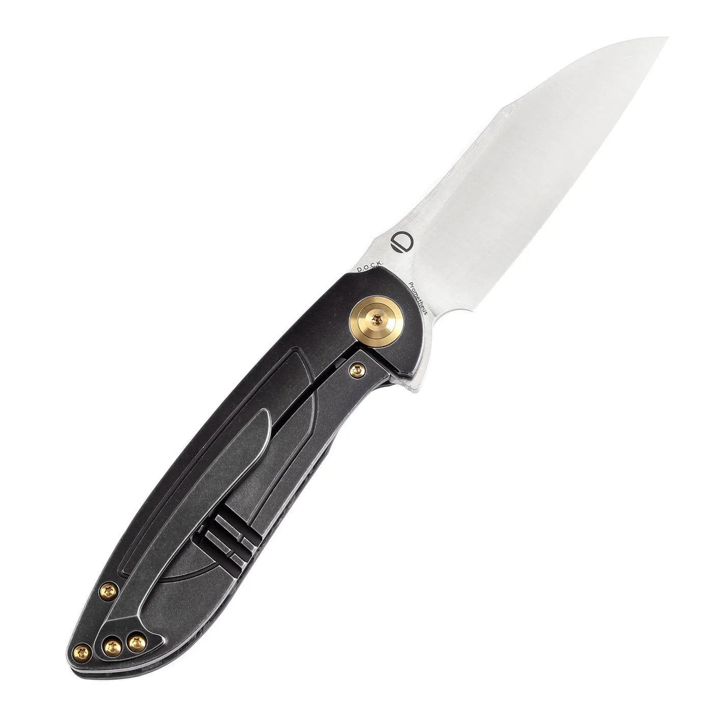 Kansept Prometheus 3.29in S35VN Satin Blade Twill Carbon Fiber Handle - K1040A1