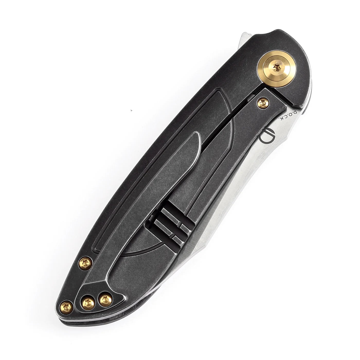 Kansept Prometheus 3.29in S35VN Satin Blade Twill Carbon Fiber Handle - K1040A1