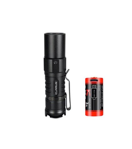 Klarus XT1C 1000 Lumen Flashlight XP-L HD V6 LED 16340 700mAh Battery Included Micro USB Rechargeable