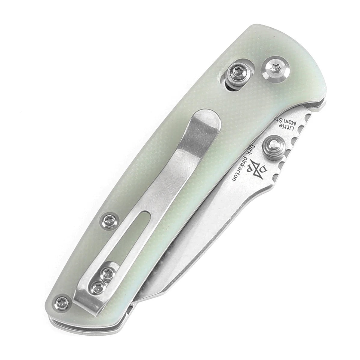 Kansept Little Main Street 2.26in 154CM Stonewashed Blade Jade G10 Handle - T2015V5