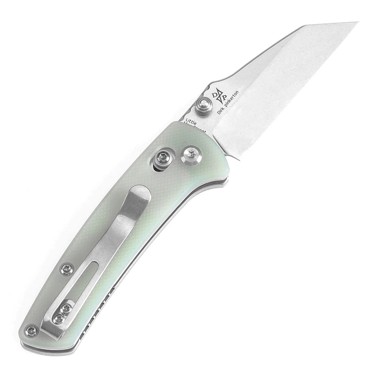 Kansept Little Main Street 2.26in 154CM Stonewashed Blade Jade G10 Handle - T2015V5